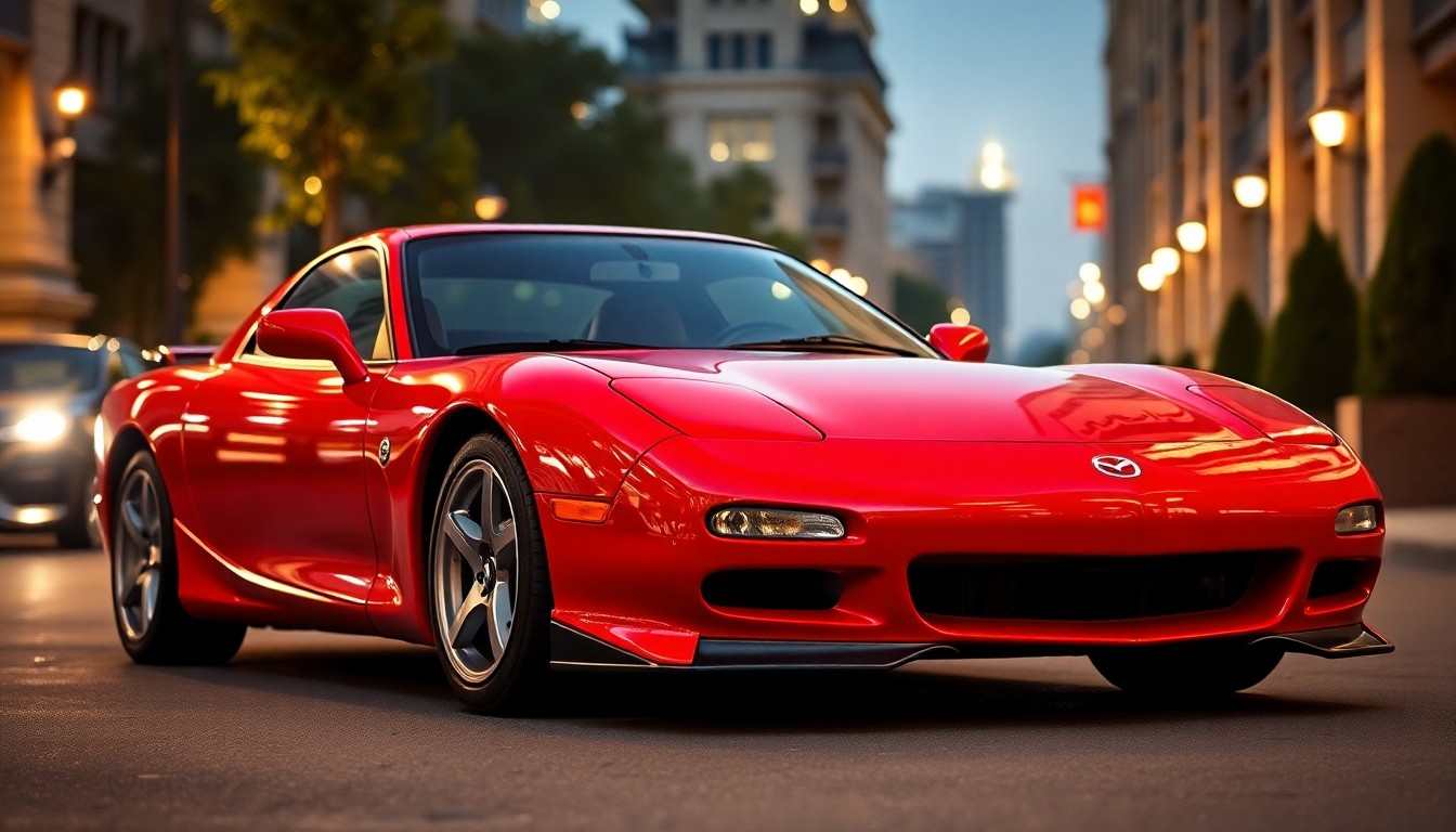 有働由美子の愛車はマツダRX-7という報道